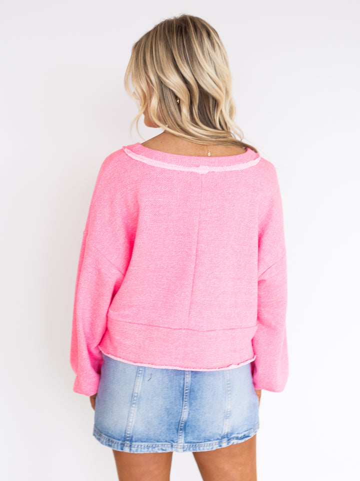 Speechless Cropped Pullover