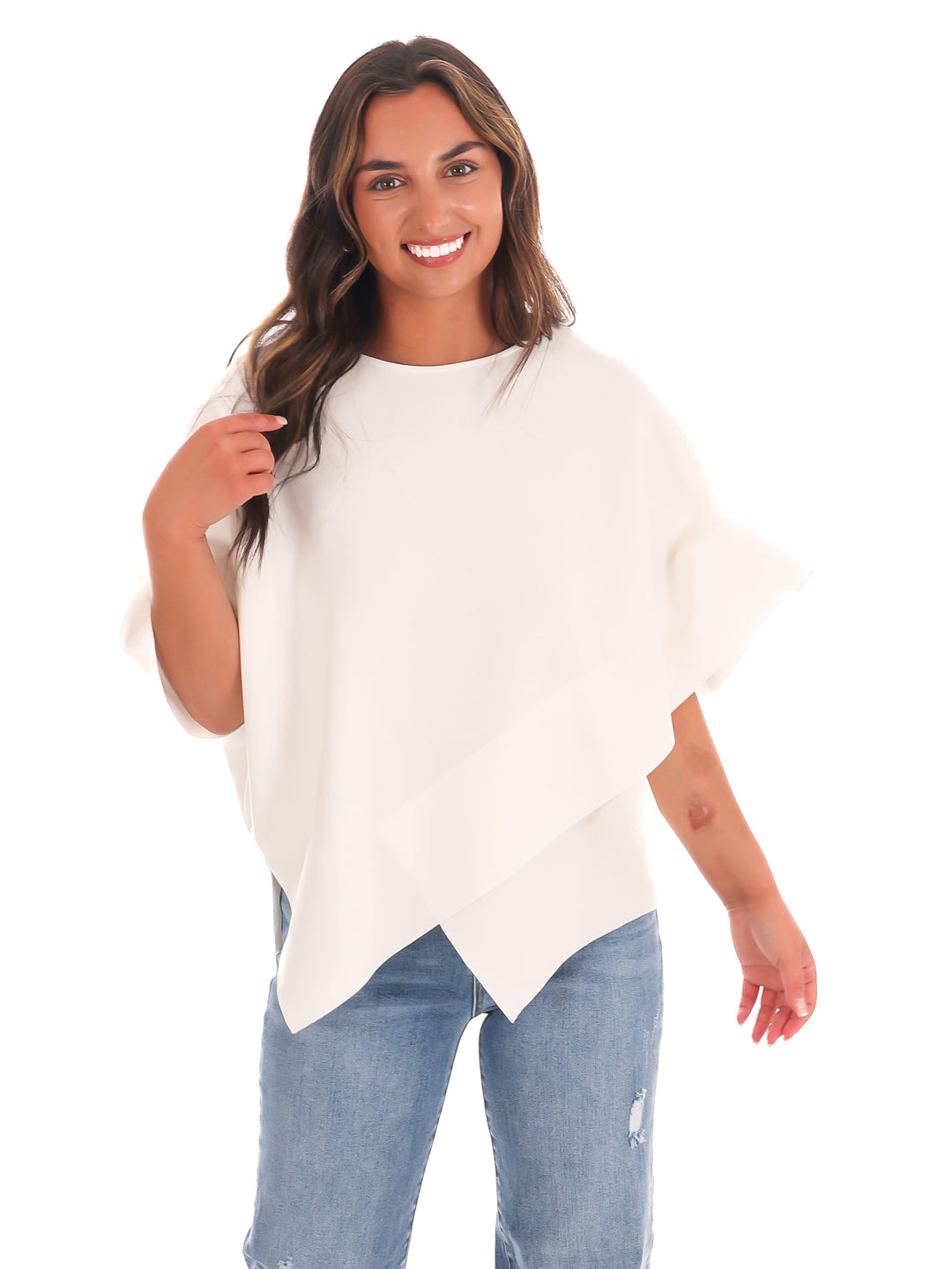 Dreamy Days Asymmetric Poncho Top