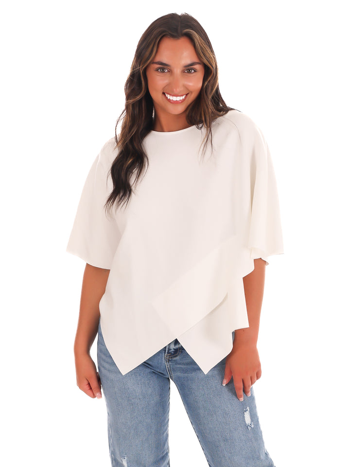 Dreamy Days Asymmetric Poncho Top