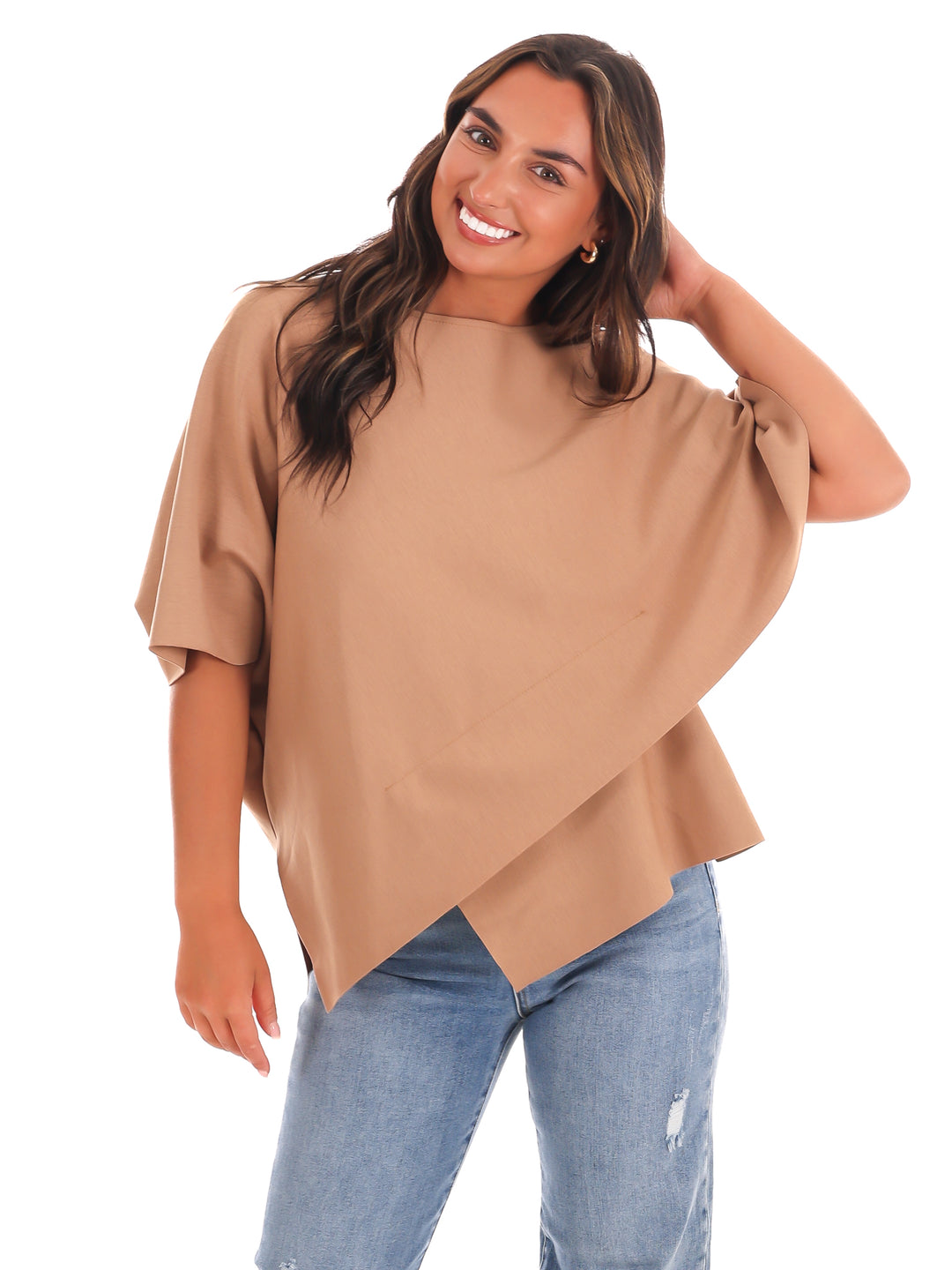 Dreamy Days Asymmetric Poncho Top