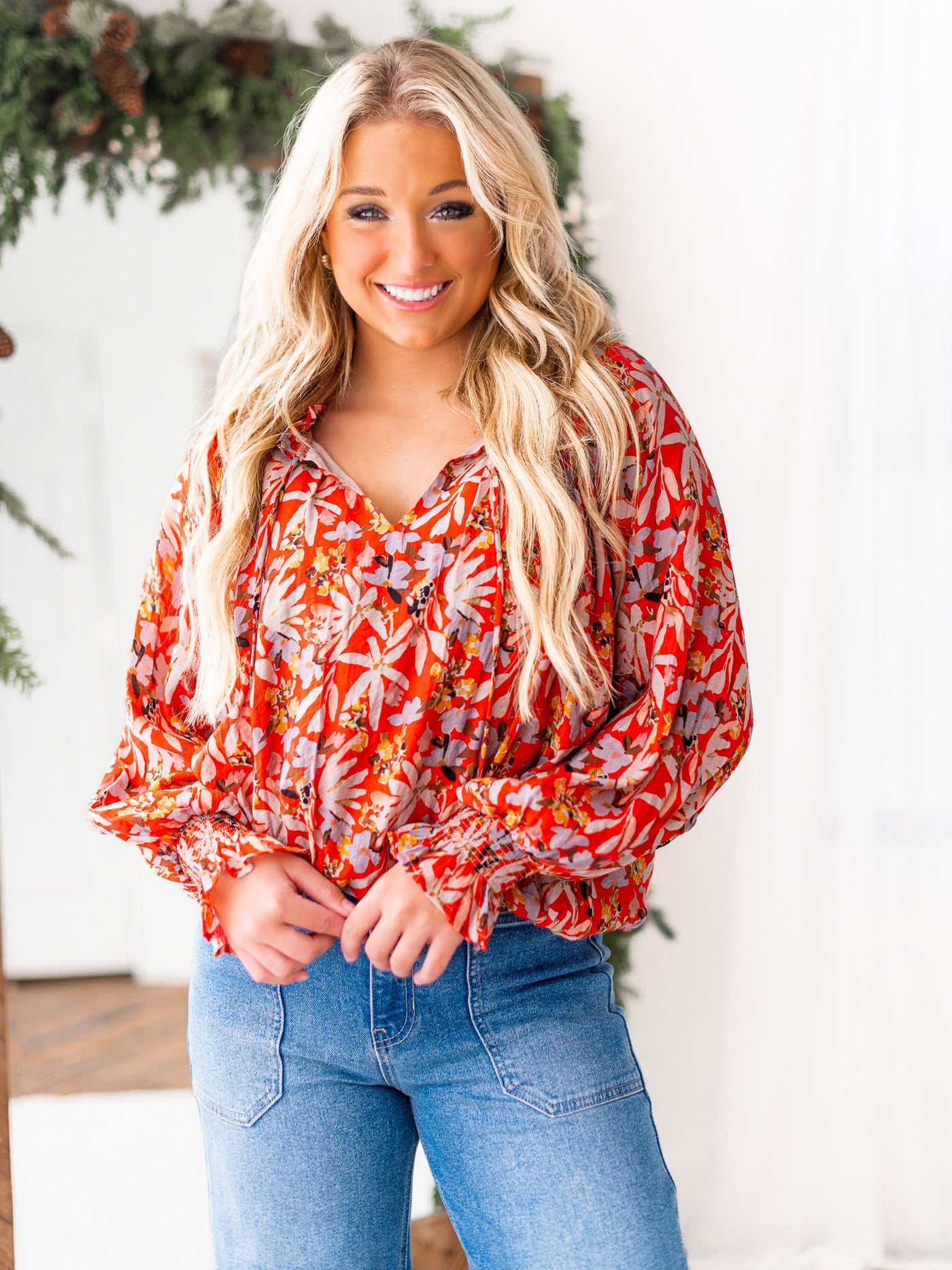 What's New Floral Top