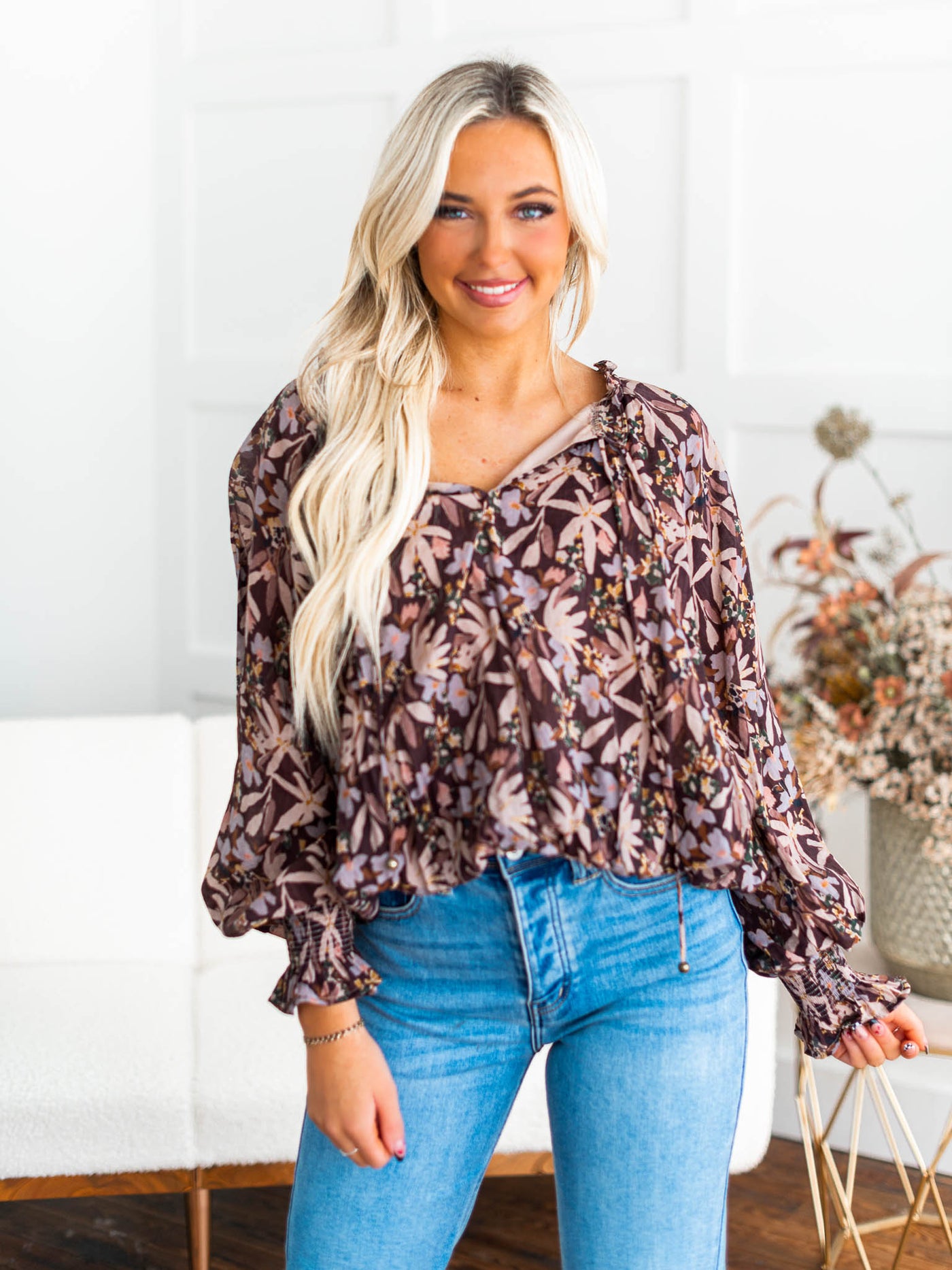 What's New Floral Top
