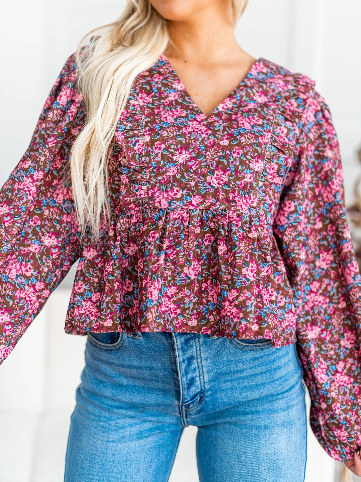 Came the Closest Floral Top