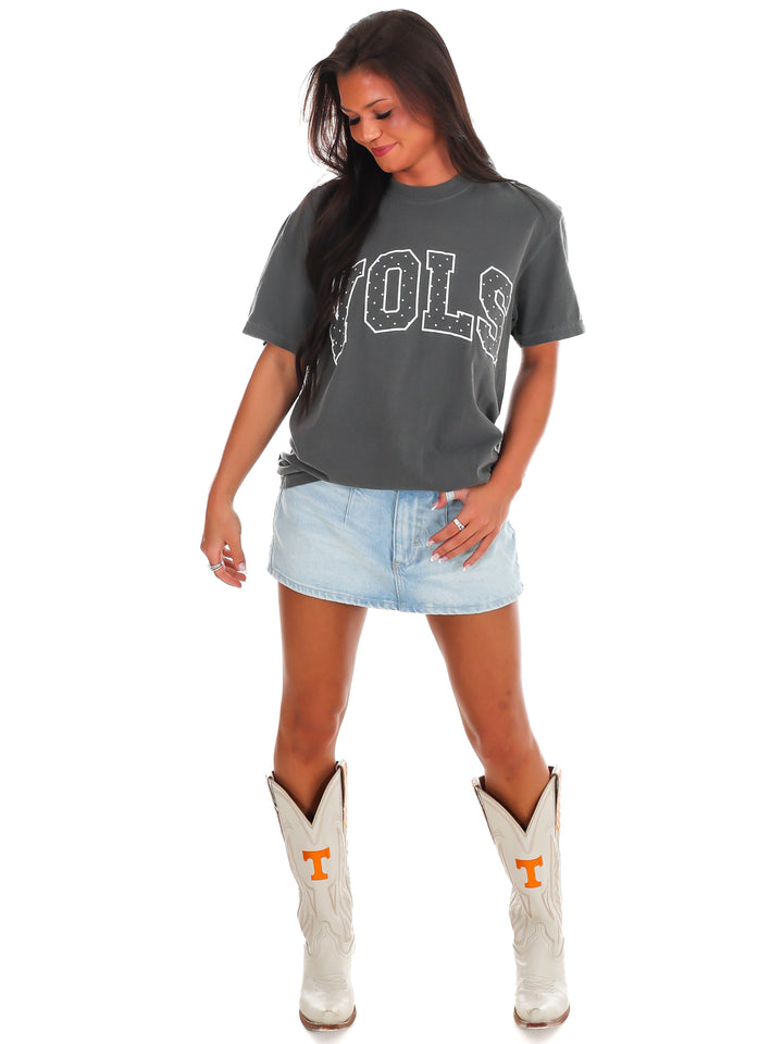 Tennessee Vols Polka Dot Puff Tee