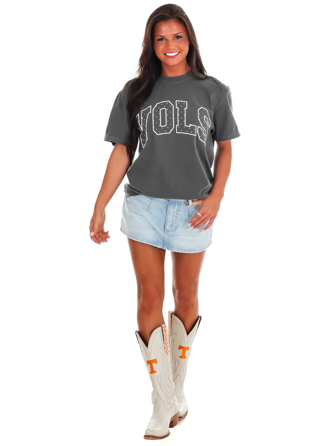 Tennessee Vols Polka Dot Puff Tee