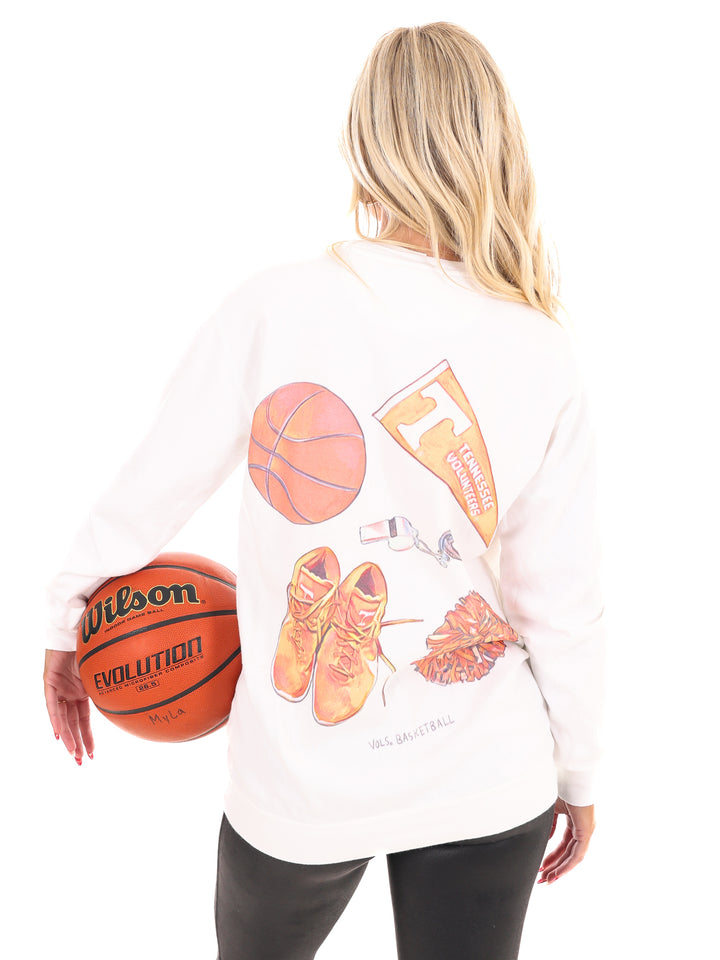 Tennessee Vols Basketball Memorabilia Sweatshirt