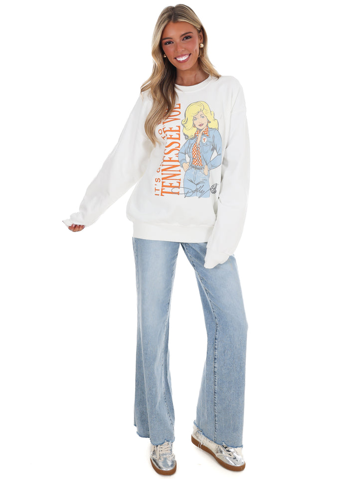 Dolly Parton Tennessee Game Day Mascot Sweatshirt