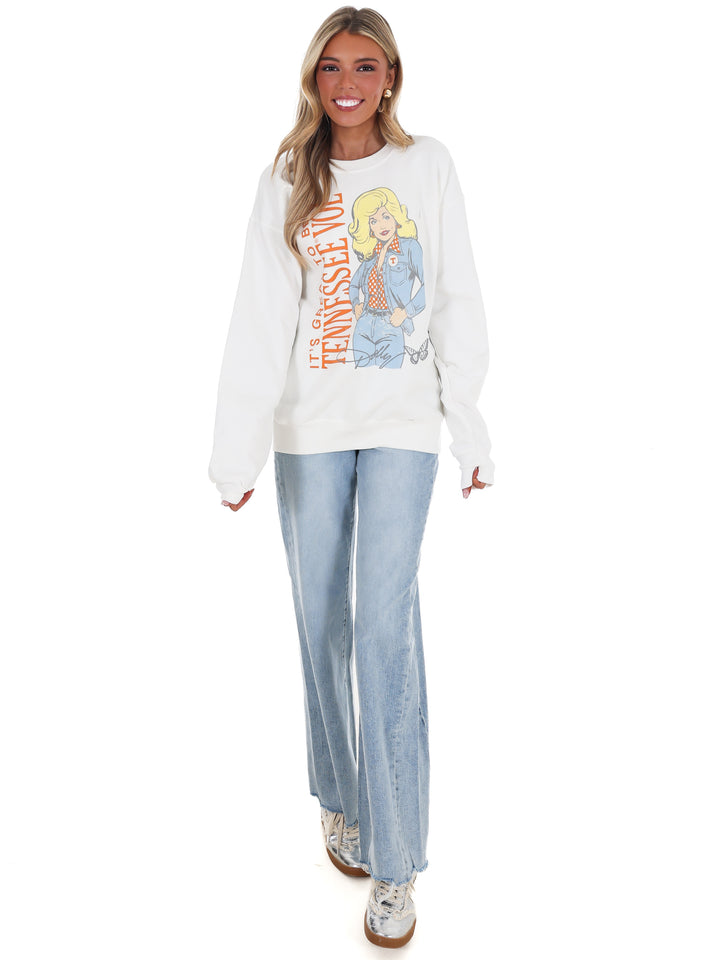 Dolly Parton Tennessee Game Day Mascot Sweatshirt