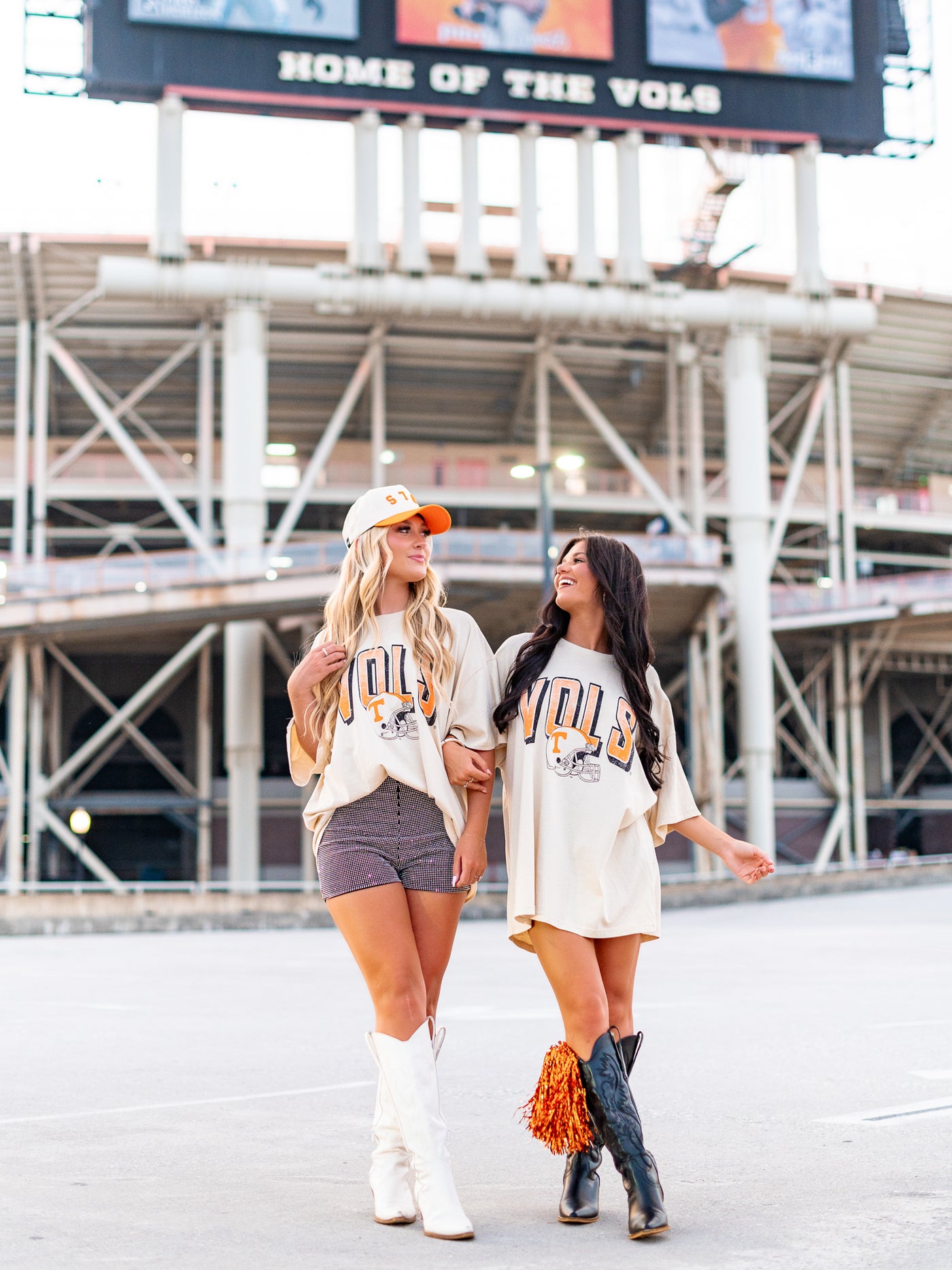 Vols Helmet Fade Oversized Tee