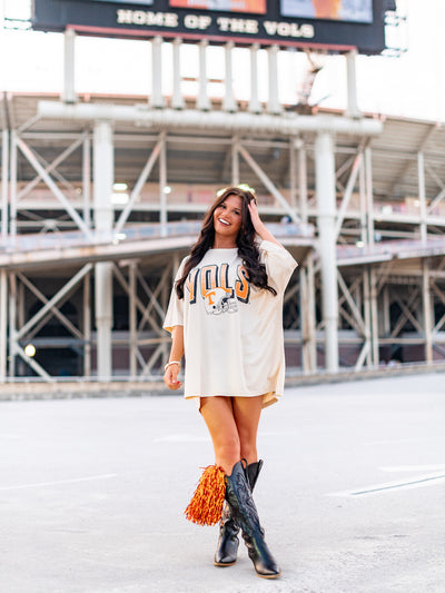 Vols Helmet Fade Oversized Tee