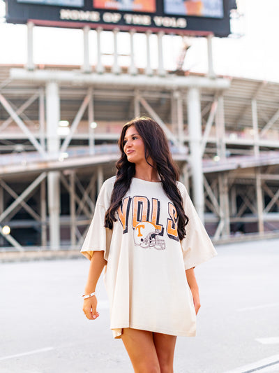 Vols Helmet Fade Oversized Tee