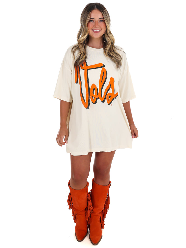 Vols Barbie Thrifted Oversized Tee
