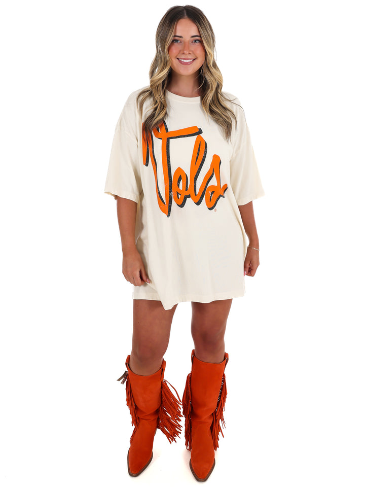 Vols Barbie Thrifted Oversized Tee