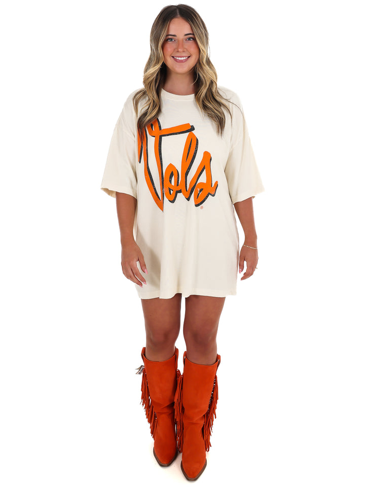 Vols Barbie Thrifted Oversized Tee