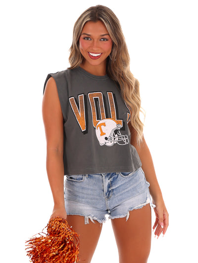 Vols Helmet Fade Tank