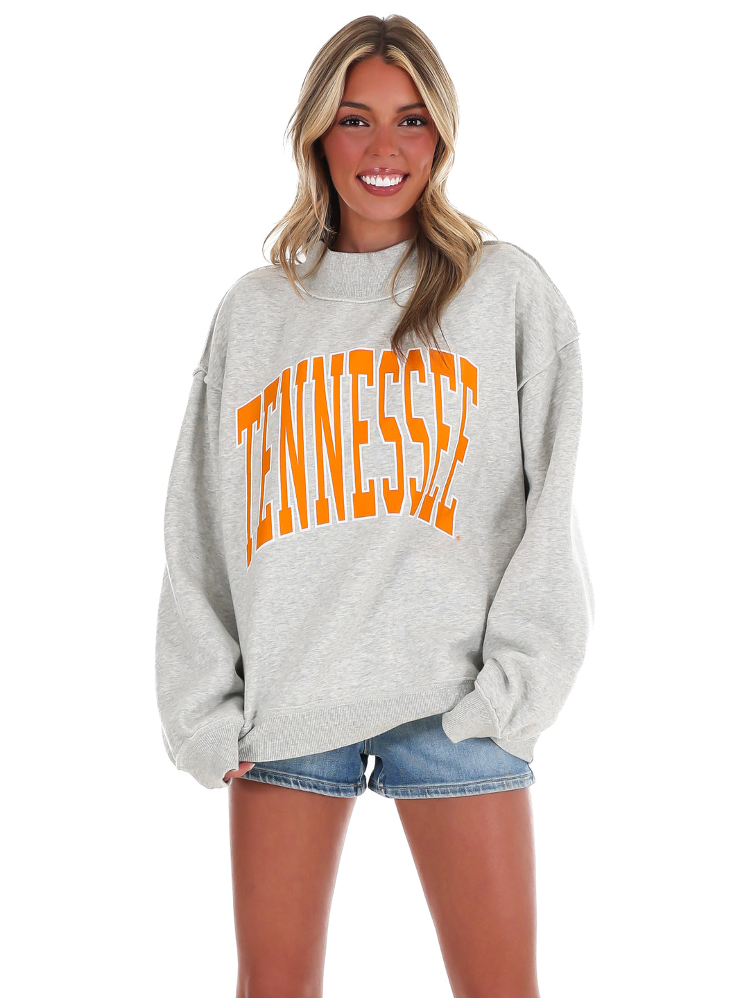 Tennessee Vols Double Tall Boy Mock Neck Reversible Sweatshirt
