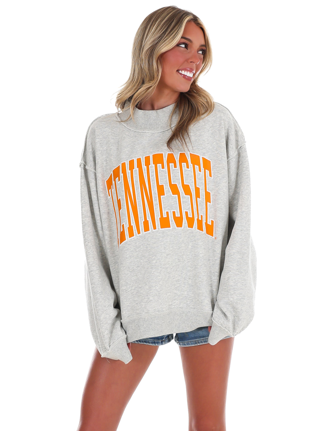 Tennessee Vols Double Tall Boy Mock Neck Reversible Sweatshirt