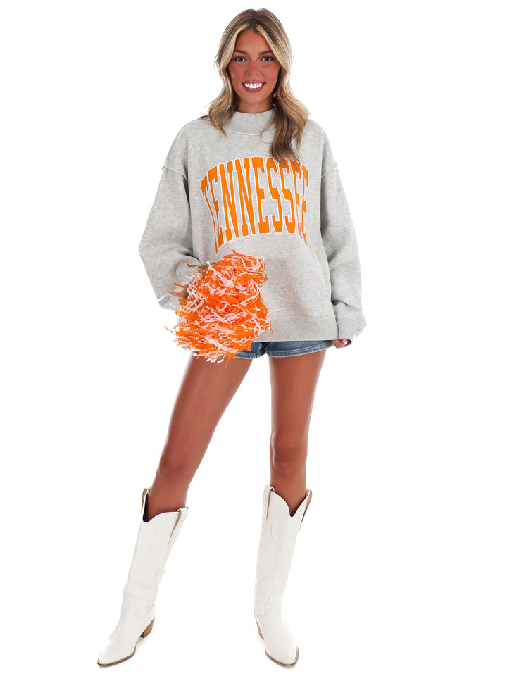 Tennessee Vols Double Tall Boy Mock Neck Reversible Sweatshirt