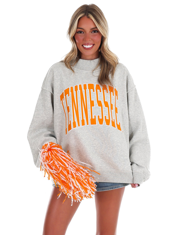 Tennessee Vols Double Tall Boy Mock Neck Reversible Sweatshirt