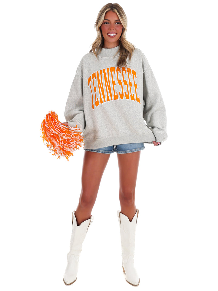 Tennessee Vols Double Tall Boy Mock Neck Reversible Sweatshirt
