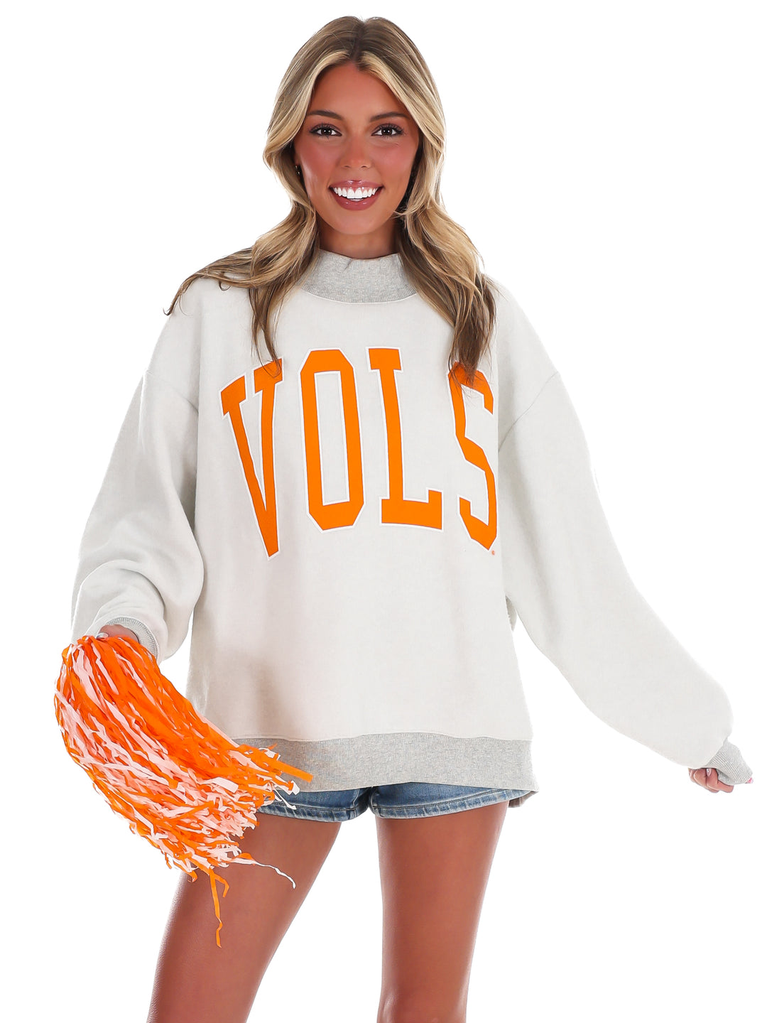 Tennessee Vols Double Tall Boy Mock Neck Reversible Sweatshirt
