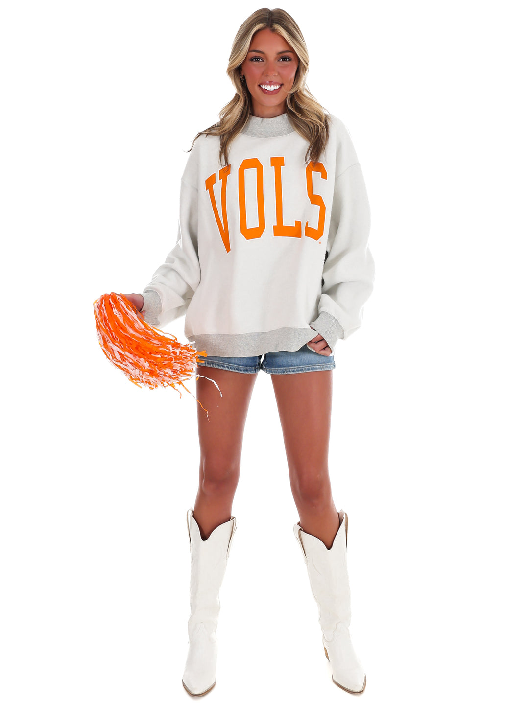 Tennessee Vols Double Tall Boy Mock Neck Reversible Sweatshirt