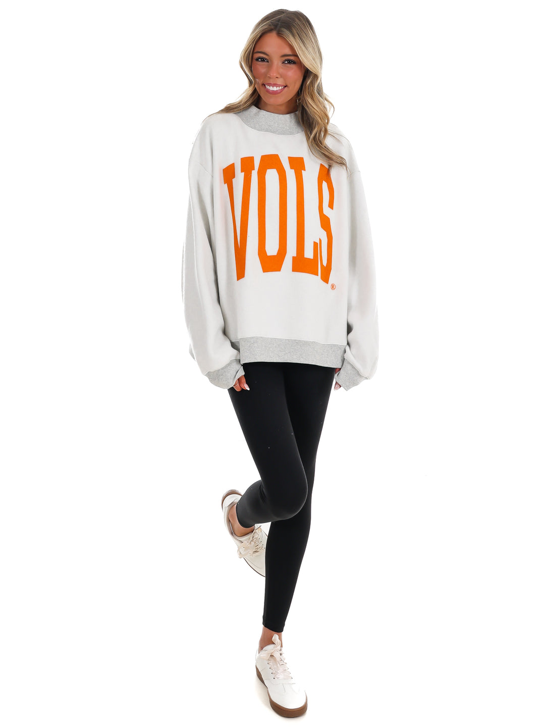 Tennessee Vols Tall Boy Mock Neck Sweatshirt