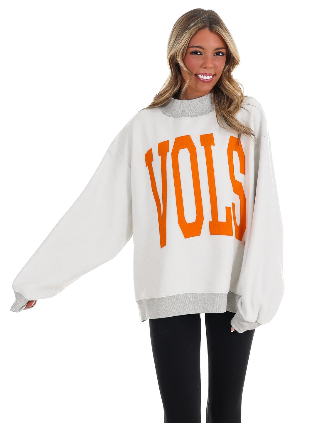 Tennessee Vols Tall Boy Mock Neck Sweatshirt