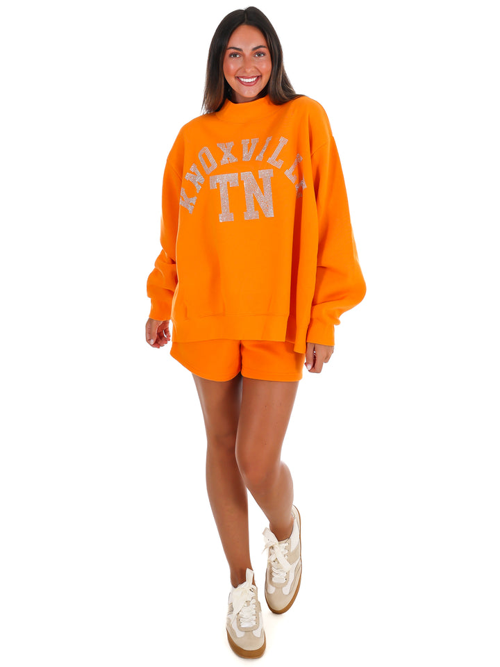 Rhinestone Knoxville TN Mock Neck