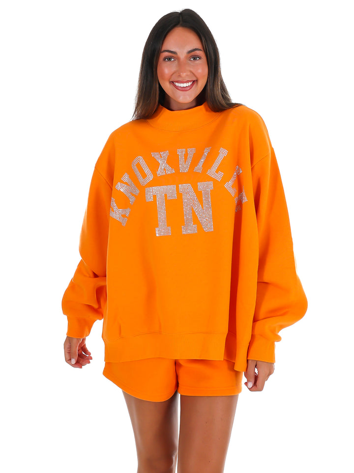Rhinestone Knoxville TN Mock Neck