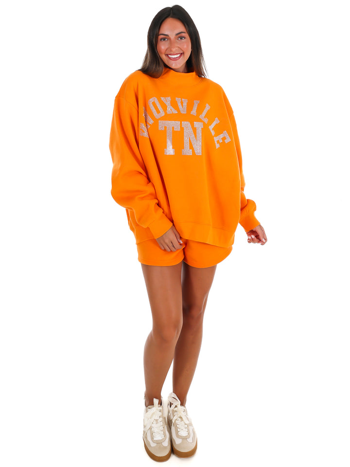 Rhinestone Knoxville TN Mock Neck
