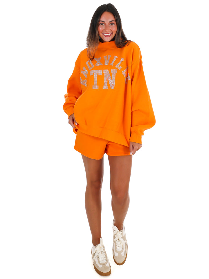 Rhinestone Knoxville TN Mock Neck