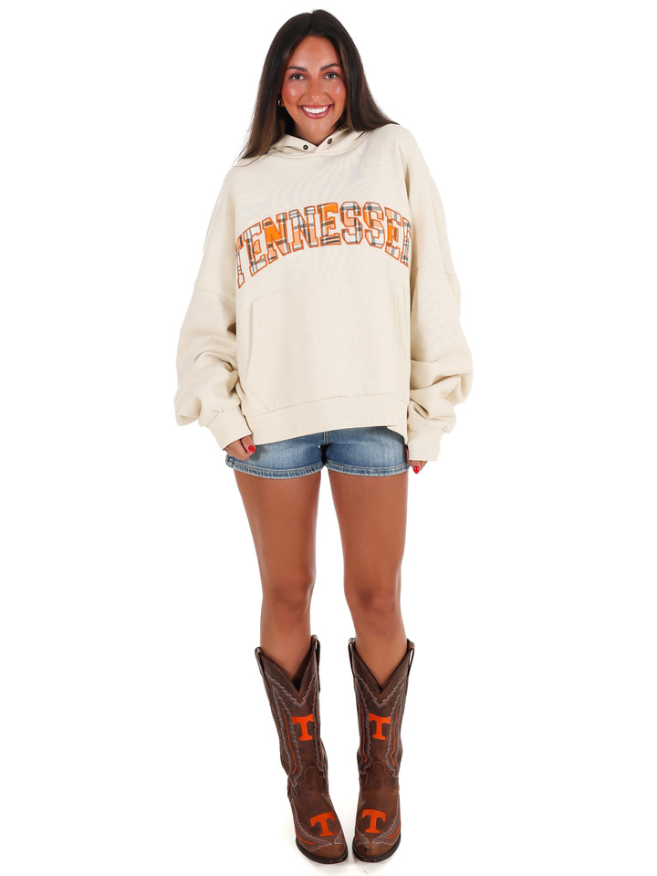 Tennessee Vols Varsity Plaid Hoodie
