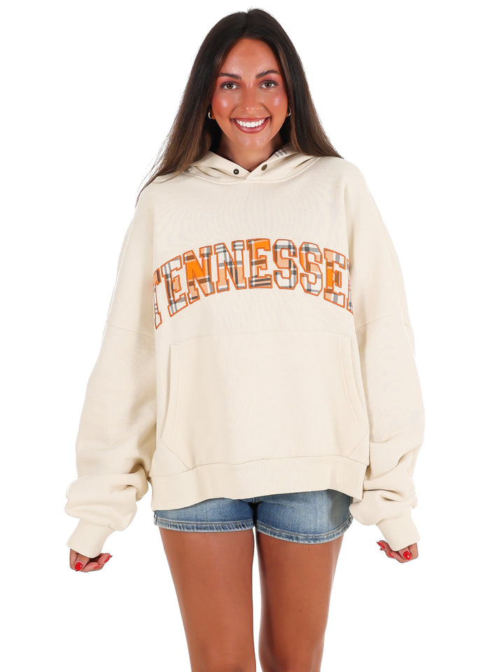 Tennessee Vols Varsity Plaid Hoodie