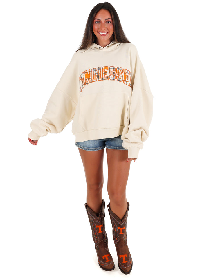 Tennessee Vols Varsity Plaid Hoodie