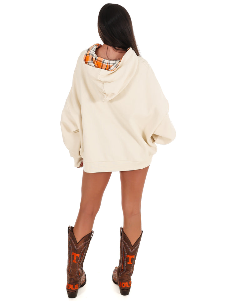 Tennessee Vols Varsity Plaid Hoodie