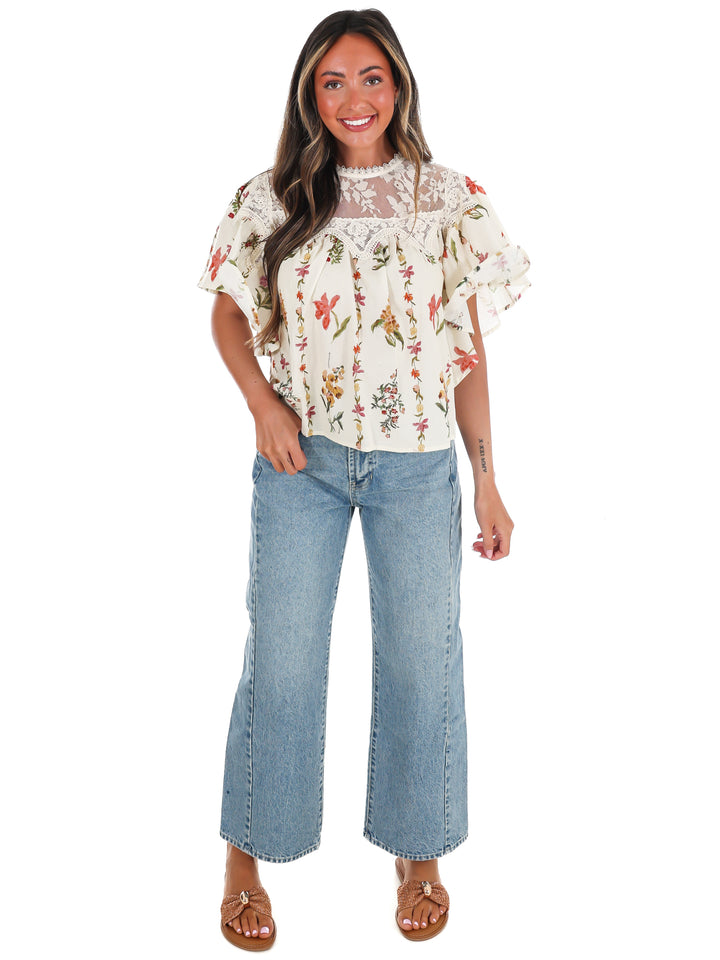 Meadow Muse Floral Top