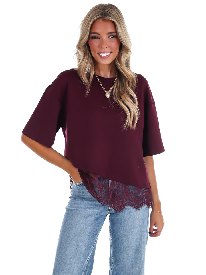 Sweet on Lace Top