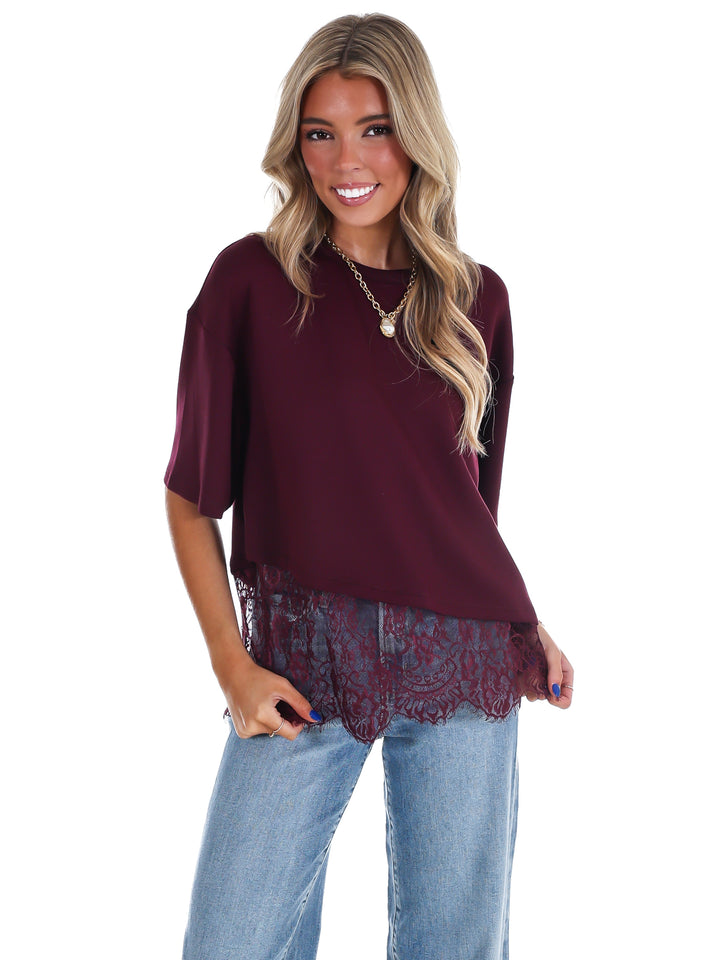 Sweet on Lace Top