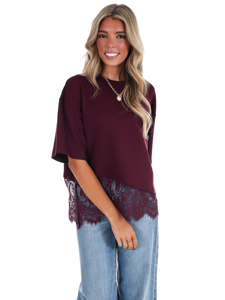 Sweet on Lace Top