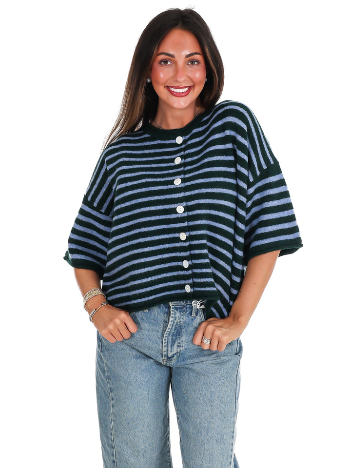 Smoky Mountain Stripe Sweater