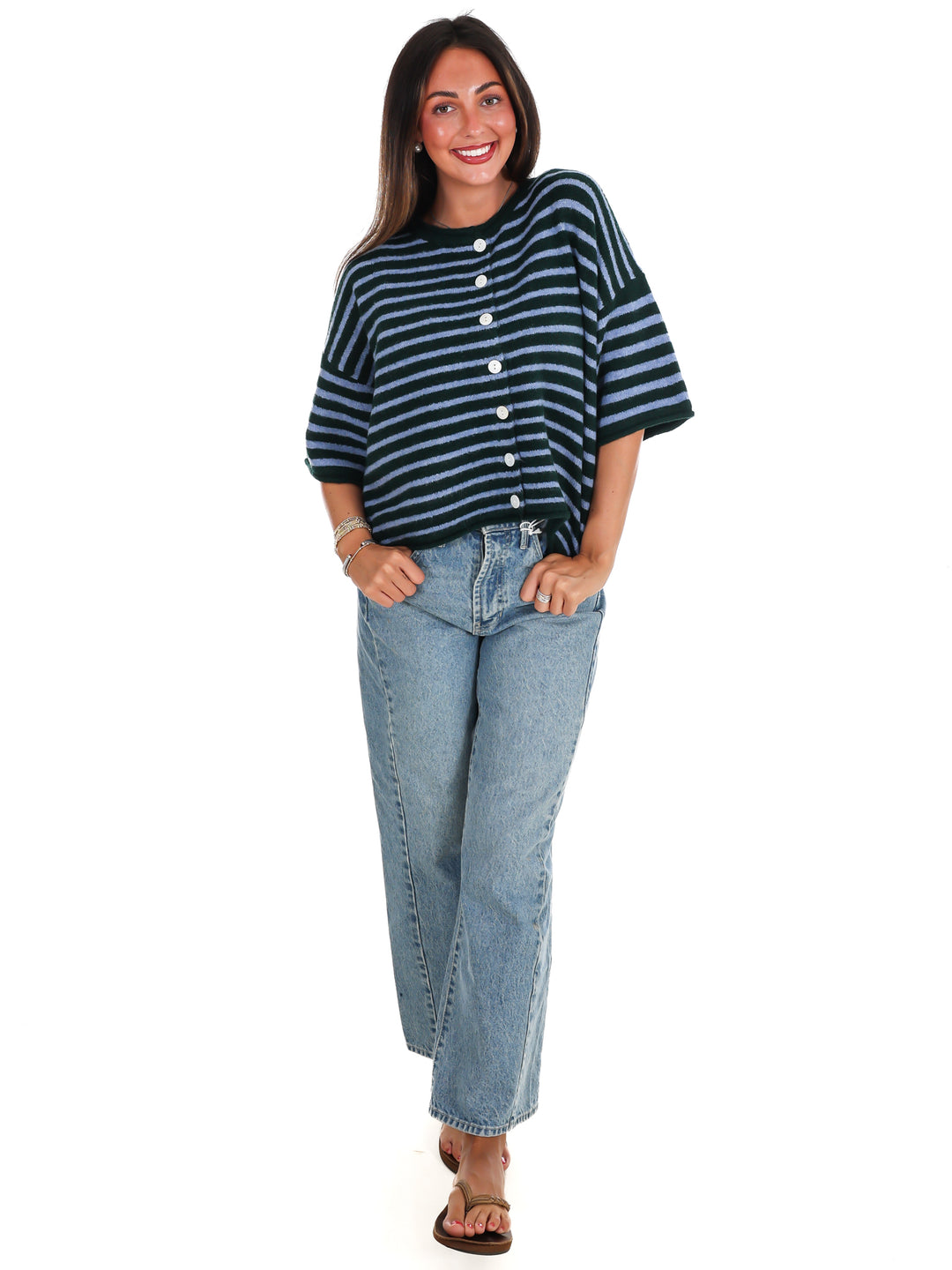 Smoky Mountain Stripe Sweater