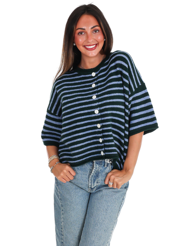 Smoky Mountain Stripe Sweater