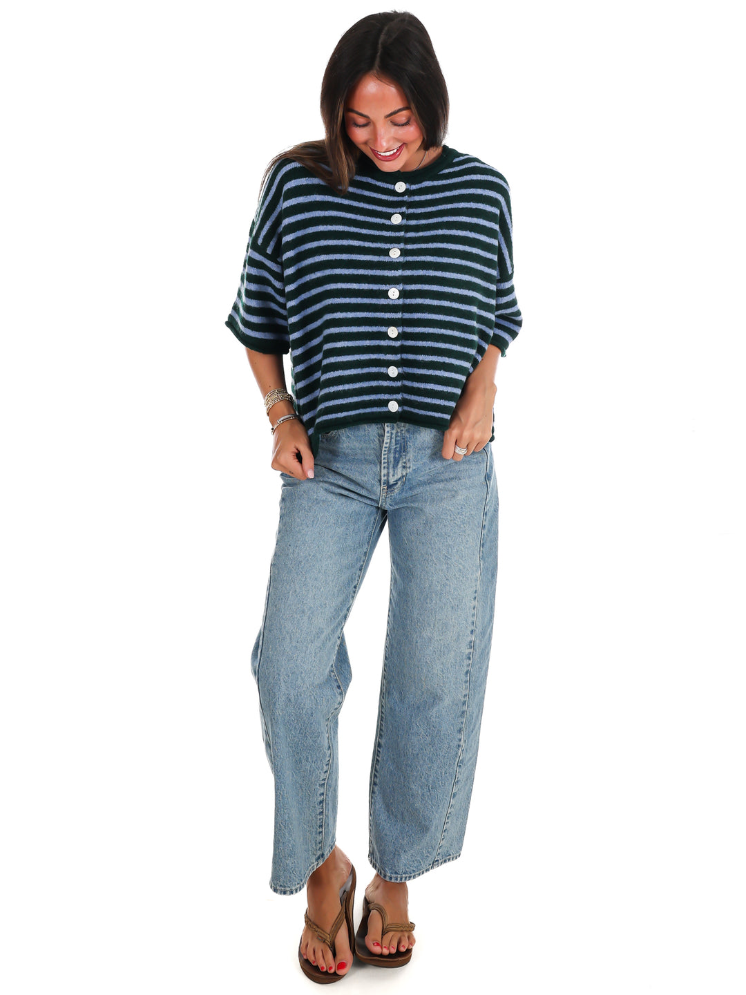 Smoky Mountain Stripe Sweater