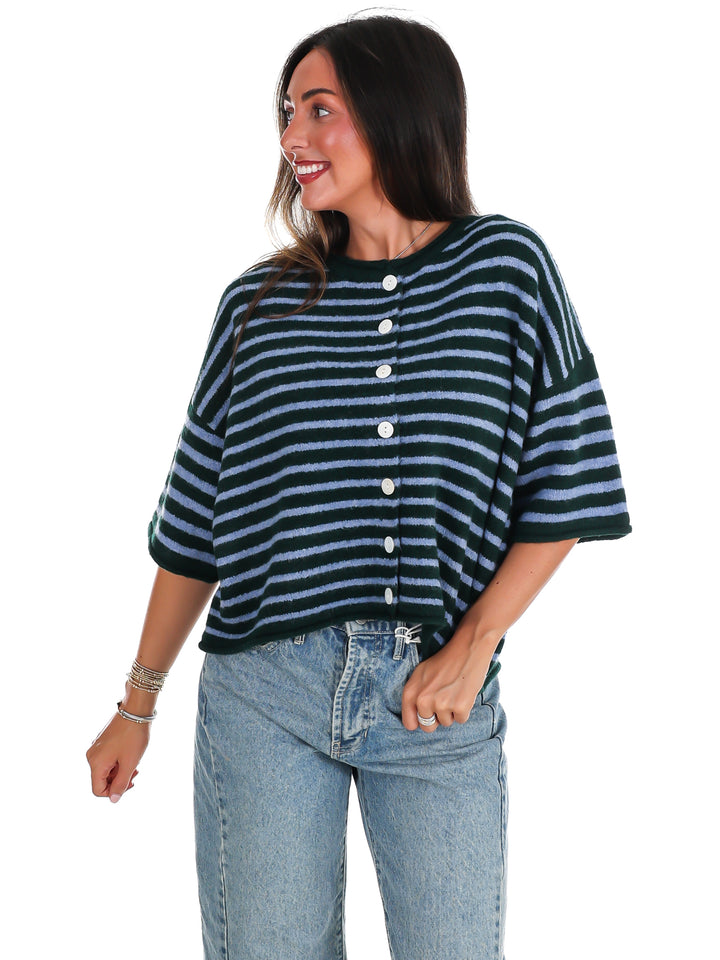 Smoky Mountain Stripe Sweater