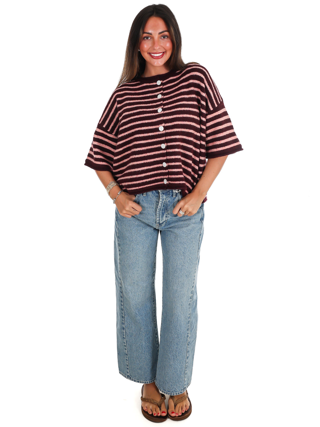 Smoky Mountain Stripe Sweater