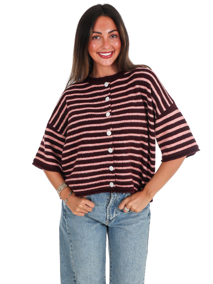 Smoky Mountain Stripe Sweater