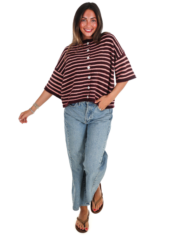 Smoky Mountain Stripe Sweater