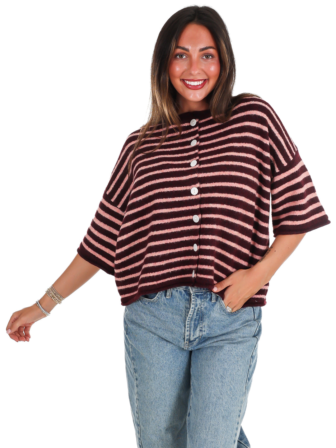 Smoky Mountain Stripe Sweater