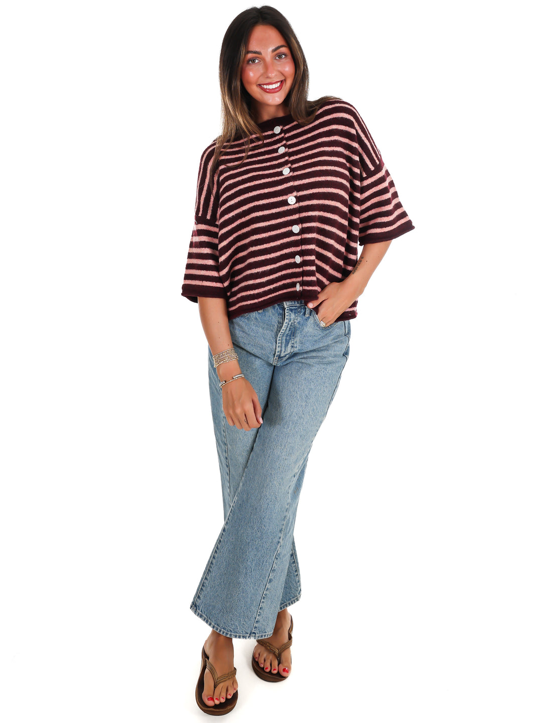 Smoky Mountain Stripe Sweater